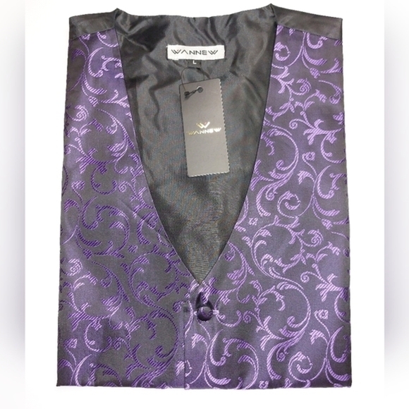 NWT Mens WANNEW tuxedo‎ Vest size L - Picture 1 of 5